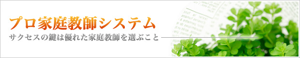 プロ家庭教師システム
